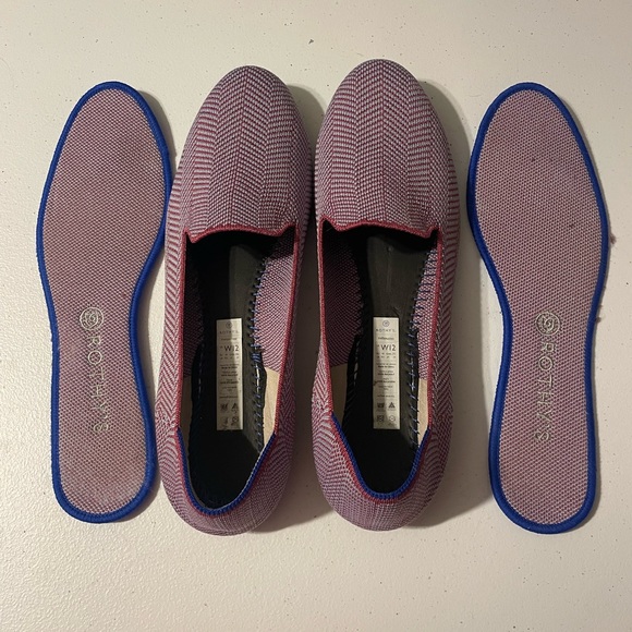 Rothy’s EUC Amethyst Metallic Herringbone Loafer Size 12 - Picture 5 of 5